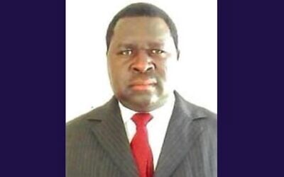 Adolf Hitler Uunona is poised to be re-elected by a small Namibian constituency. (Eagle FM Namibia via JTA)